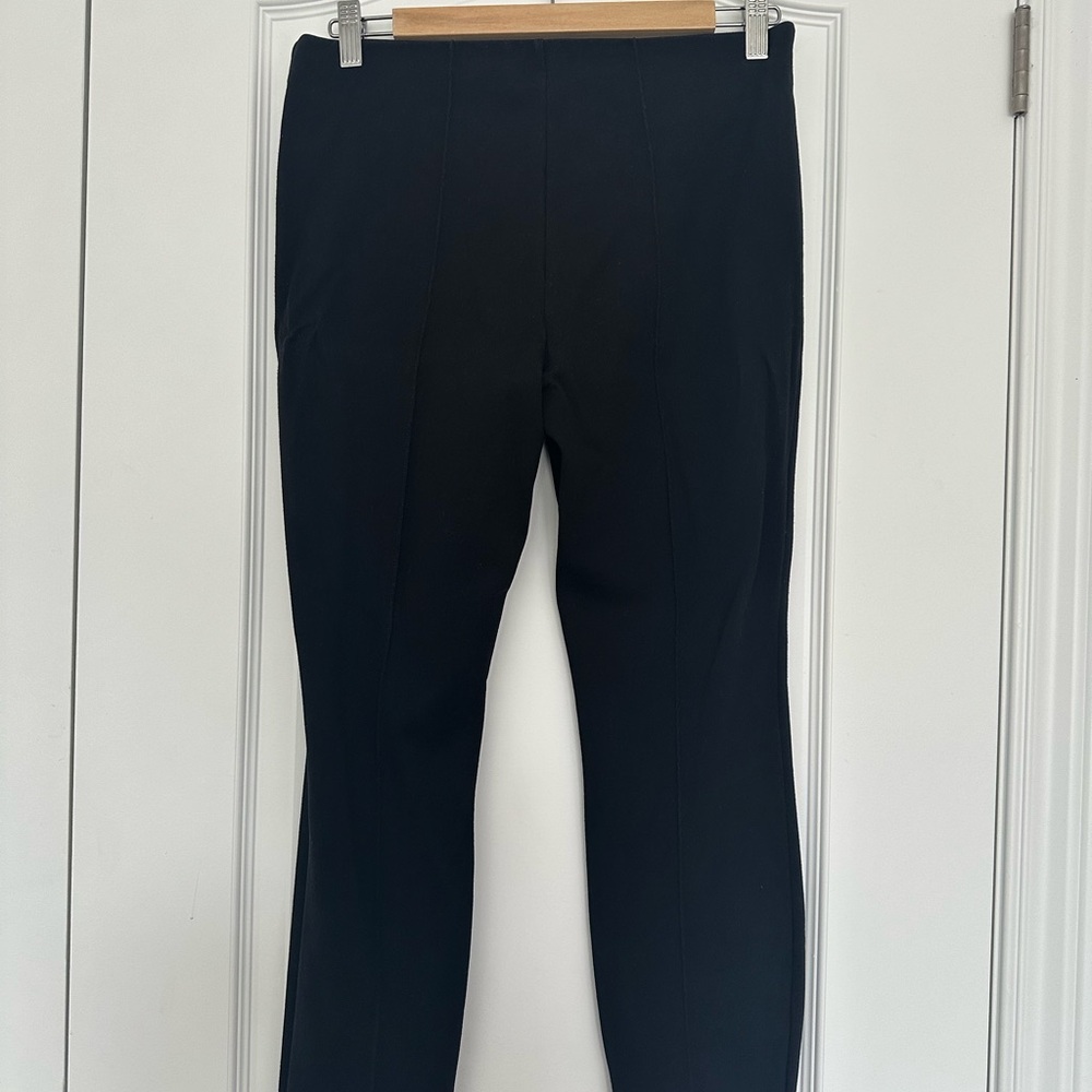 The Row Black Slim Stretch Pants
